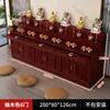 Mesa de Altar Budista con Gabinete para Ofrendas, Nuevo Estilo Chino de Tres Niveles Exhibidor Personalizable para Estatua de Buda