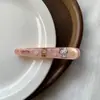 Sanrio horquilla de pico de pato larga de gato con puntos de onda acrílica, linda, dulce, corazón de niña, flequillo, clip cosmético, tocado