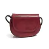 Bolso cruzado pequeño de piel de vaca de primera capa, monedero vintage transfronterizo, organizador de auriculares y lápiz labial, bolso para teléfono multifuncional