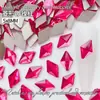 5*8mm Rombo Manicure Retangular Diamante Quatro Cantos Cubo de Açúcar Diamante Fundo Afiado Micro Diamante Manicure Decorativa Diamante de Manicure Atacado