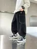 Pantalones para niño, nueva colección primavera/otoño 2026, pantalones deportivos modernos y geniales para niños con sobrepeso, versátiles pantalones de chándal de invierno para niños mayores