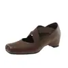 Versão em Couro ~5cm Estampa de Elefante Francesa Retrô 2026 Sapatos Mary Jane Femininos Bico Quadrado Sapatilhas Sapatos Individuais de Moda