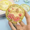 Fabricante Espejo de Mano Pequeño Fresco Espejo de Maquillaje Celebridad de Internet Panda Souvenir Cultural y Creativo de Xi'an Artesanías de Viaje Venta al por Mayor
