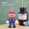 Super Mario Transfronterizo Mario Adornos Yoshi Luigi Pastel de Cumpleaños Juguete para Hornear Figura