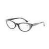 Gafas de Lectura de Lujo Ligero de Moda Incrustadas con Diamantes para Mujer, Protección Ocular de Alta Definición, Antiluz Azul, Gafas para Personas Mayores, Gafas Lisas Retro Ojo de Gato