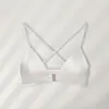 Nueva Lencería Yuyue de Cierre Frontal Estilo Francés de Seda para Mujer, Hecha de Seda de Morera, Sexy Escote en V Profundo, Sujetador Francés sin Varillas