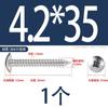Tornillo Autorroscante de Acero Inoxidable 304 Cruz Grande Cabeza Plana 316 Clavo Autorroscante Cabeza de Champiñón Tornillo Negro Galvanizado Cabeza de Paraguas M5