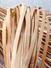Tecelagem de bambu tiras de bambu fatias de bambu tiras finas de bambu fios finos de bambu arte floral decoração de casamento lanterna de peixe materiais artesanais para estudantes