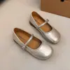 Zapatos Mary Jane Planos de Moda con Correa Única para Mujer con Tacón Grueso Medio y Punta Cuadrada, Nuevo Estilo Coreano para Primavera 2026, Zapatos de Boca Baja de una Sola Correa