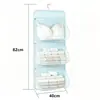 Organizador de almacenamiento de ropa interior para dormitorio, bolsa de almacenamiento de ropa interior, bolsa colgante, red de almacenamiento con cremallera para sujetadores y calcetines en el armario
