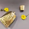 Frasco de Perfume Metálico de Alta Qualidade, Frasco de Perfume Assimétrico, Frasco de Vidro com Borrifador Especial Pintado por Spray, Tampa com Rachaduras de Gelo