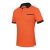 Polos Bloque de Color, Uniformes de Trabajo Personalizados, Ropa de Trabajo para Meseros de Restaurante, Playeras Polo de Manga Corta para Grupo con Logo Bordado