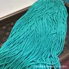 Turquesa Verde Clorita 3mm Acessórios DIY Pulseira Trançada Feita à Mão Colar Contas de Oração Budista Acessórios para Pulseira Contas Espaçadoras