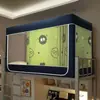 Cama de estudiante modelo 2026 con mosquitero blackout