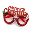 Gafas Decorativas Navideñas Transfronterizas 2027 para Adultos y Niños Regalos para Fiestas Navideñas Gafas de Gorro de Santa Claus