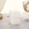 Velas sin humo cuadradas de larga duración crean una atmósfera romántica, adecuadas para decoraciones de fiestas, espacios de meditación y arreglos cilíndricos de Navidad.