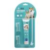 Juego de cepillo de dientes y pasta de dientes para pareja, limpiador de aliento para perro mascota gato, 90 g pari