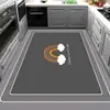 Alfombrilla Antideslizante de Tierra de Diatomeas, Alfombrilla de Pie de Área Grande de Cobertura Total, Resistente a la Suciedad para el Hogar, Fácil de Cuidar, Absorbente de Agua y Aceite, Alfombrilla de Piso para Cocina