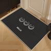 Felpudo de Entrada para Uso Doméstico, Felpudo de Secado Rápido para Puerta, Resistente al Desgaste, Antideslizante, Terciopelo de Cristal, Absorbente de Agua y Secado Rápido para Uso Doméstico