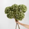 Retro Europeo Flor de Hortensia Grande Artificial Colores de Otoño Verano Infinito Adorno para el Hogar Sala de Estar Arreglo Floral de Boda Ramo Decoración Flor