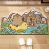 Alfombra Absorbente de Baño de Dibujos Animados Lindo Alfombra de Pie Antideslizante Kabibala Barro Diatomeas Alfombra para Puerta de Inodoro Alfombra para Inodoro