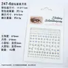 Gemas Faciais Brilhantes com Strass em Formato de Coração Acrílico Diamante Pérola Adesivos Faciais Populares Transfronteiriços do Fabricante