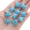 18*15 Cuentas de Vidrio de Peces Rayados Accesorios para Joyería Hecha a Mano DIY Cuentas Sueltas Wholesale Collar Cadena para Teléfono Móvil Accesorios para el Cabello Colgante para Coche