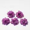 Cabeça de flor de rosa pontiaguda artificial flor de seda diy adorno de cabeça acessórios de vestuário antigo feitos à mão flor de chão de casamento Parede de Flores