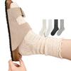 Calcetines Finos de Verano para Mujer, de Media Pantorrilla, con Encaje, Malla Hueca, Resistentes al Olor, Transpirables, Color Negro Puro y Blanco, Calcetines JK