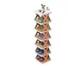 Zapatero Plástico Estante de Almacenamiento para Casa de Alquiler Sala de Estar Entrada Multicapa Plegable Desmontable Zapatero Plegable