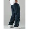 Comércio Exterior Transfronteiriço Mais Vendido Calças de Caminhada Retrô Masculinas Calças Esportivas Casuais Estilo Hong Kong Soltas Retas Atacado em Estoque