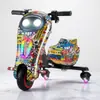 Fábrica de origem direta transfronteiriça carro elétrico de três rodas para drift para adultos e crianças, temporização ajustável, adequado para drift em praça