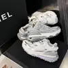 [Mismo que Zhang Zhenyuan] Serie Camaleón Zapatos de Plataforma para Mujer Verano Malla Transpirable Tenis Zapatos de Malla para Mujer