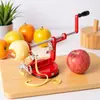 Pelador de Manzanas Doméstico de Pelo Lacio de Fábrica con Manivela Manual Pelador Multifuncional Rebanador de Frutas Tres en Uno