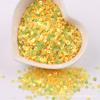 2mm 3mm 4mm Dorado Liso PVC Redondo Alto Brillo Cuentas para Uñas Relleno de Arcilla de Cristal en stock