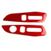 Adequado para 17-21 Honda Crv Modificado Painel de Ajuste de Assento Interno de Fibra de Carbono Adesivos Decorativos Acessórios Internos
