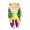 Broche de perlas anti-luz europeo y americano con forma de gota de aceite, mariposa, pájaro, tortuga, abeja, ramillete, insecto, animal, accesorios