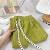 Nuevos Pantalones Chiba con Cordón, Pantalones Burbuja, Pantalones de Pierna Ancha Sueltos, Pantalones Rectos de Pierna Recta con Letras a la Moda y Más Fáciles de Combinar, Delgado