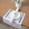 Guardanapo de Cetim Guardanapo de Hotel Guardanapo de Casamento Pano Dobrado Flor de Tecido Alta Densidade Borda Travada Cor Sólida Pano para Limpar Copos Melhor Vendedor da Amazon