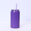 Taza térmica de acero inoxidable 304 chapada en oro 16 oz taza tipo mason con spray gran capacidad taza con pajita taza para coche venta al por mayor transfronteriza