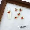 Accesorios para Uñas con Zirconia del Año del Caballo 2026 Nuevos Lindos Ponis del Zodiaco Rojo Aleación Pedrería Decoraciones de Uñas Portátiles para DIY