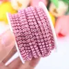 Venta Directa de Fábrica Cadena de Garra Densa de 3 mm Cadena de Pedrería Cosida a Mano para Ropa y Vestidos, Cadena de Garra de Pedrería, Cadena de Pedrería