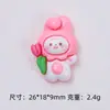 Matcha Desenho Animado Fofo Criativo Artesanal DIY Cola de Creme Resina Acessórios Charms para Crocs Pacote de Material Atacado