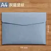 Maletín de negocios A4, bolsa para documentos, carpeta impermeable, bolsa de archivo de cuero engrosado, se puede imprimir con logo, en stock