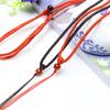 Colgante de Jade Cuerda Collar de Ágata Cuerda Cuentas Rojas Cordón Colgante de Jade Joyería Cuerda Trenzada Ajustable Venta al por Mayor