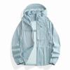 Fábrica de Quanzhou Roupa Original com Fio Proteção Solar, Jaqueta de Gelo Respirável com Capuz para Homens e Mulheres, Compra em Grupo Atacado Personalizado Dropshipping