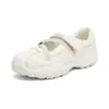 Zapatillas Blancas Grape Mom para Mujer, Zapatos Transpirables de Suela Gruesa de Verano con un Aumento de Altura de 6 cm, Zapatos Deportivos Casuales para Mujer, Zapatillas Estilo Ballet
