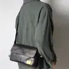 Bolsa Pequena Masculina Jovem Casual Estilo Coreano Bolsa de Ombro Marca Trendy Masculina Bolsa Mensageira Estilo Japonês Retrô Bolsa Mensageira 3571