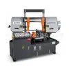 Máquina de Serra de Pórtico Máquina de Serra de Fita para Metal Máquina de Serra CNC Aço Redondo Aço Quadrado Corte Arbitrário Estável Alta Precisão Máquina de Serra de Fita
