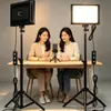 Luz de relleno LED personalizada para fotografía, luz para transmisión en vivo, soporte de piso y luz para grabación de video corto - directamente de fábrica